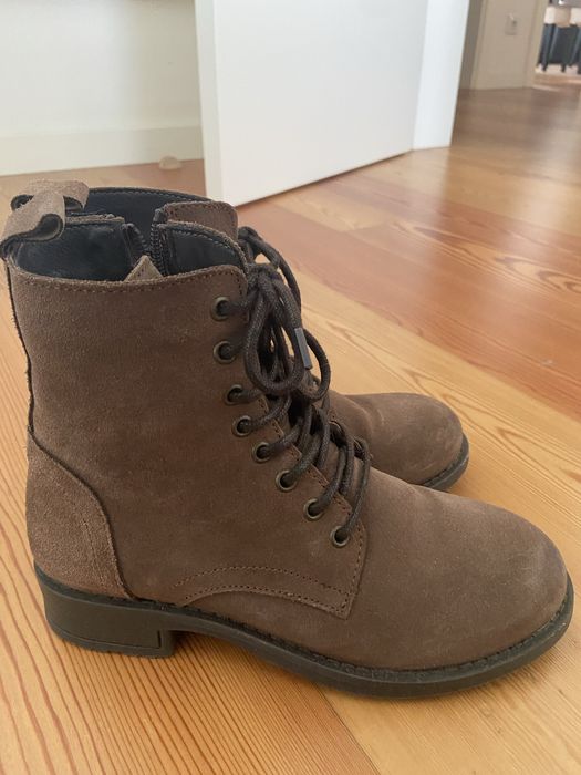 Botas castanhas de camurça - Seaside