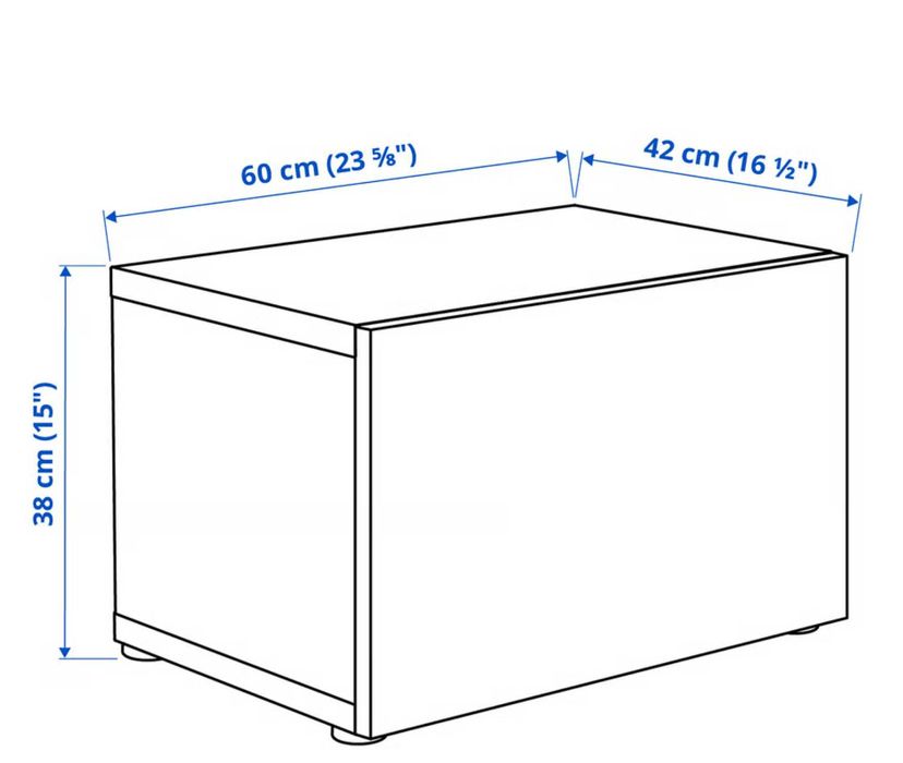 Movel IKEA Gama Besta 60x38x42cm