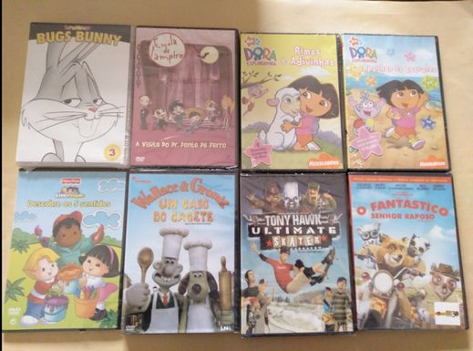 16 DVD para crianças: vendo conjunto ou em separado - artigos novos