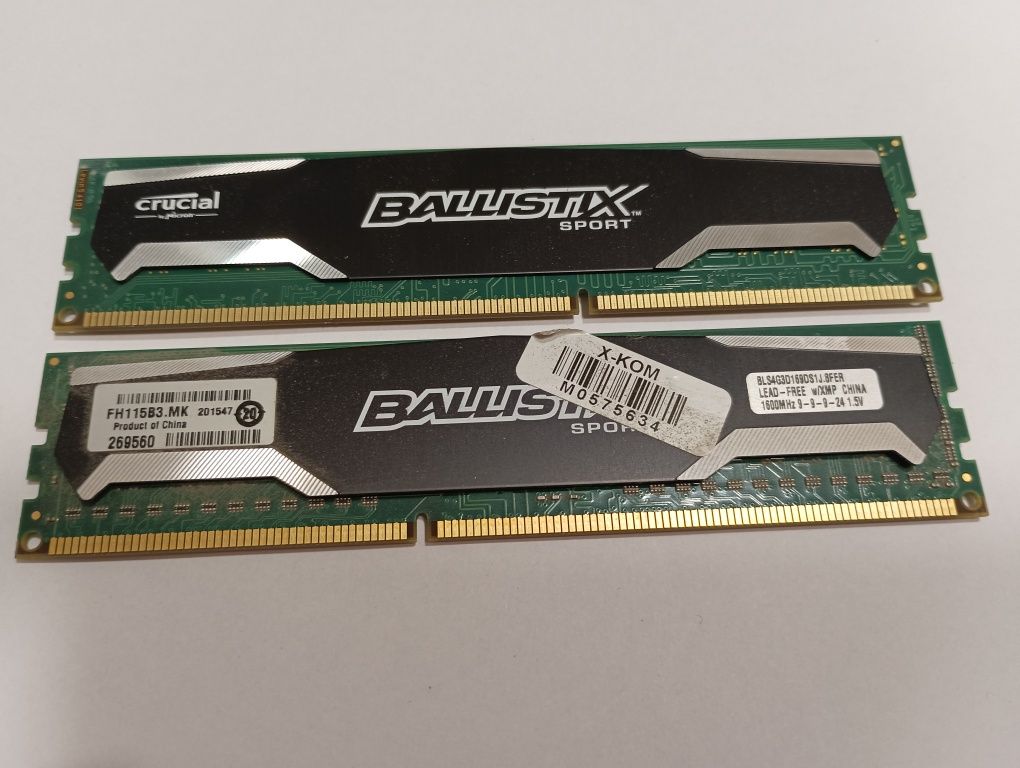 Pamięci Ram DDR3 1600Mhz o tmingu 9-9-9-24