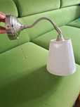 ÅRSTID Lampa Ikea ścienna  niklowano/biały kinkiet 
Lampa ścienna, nik