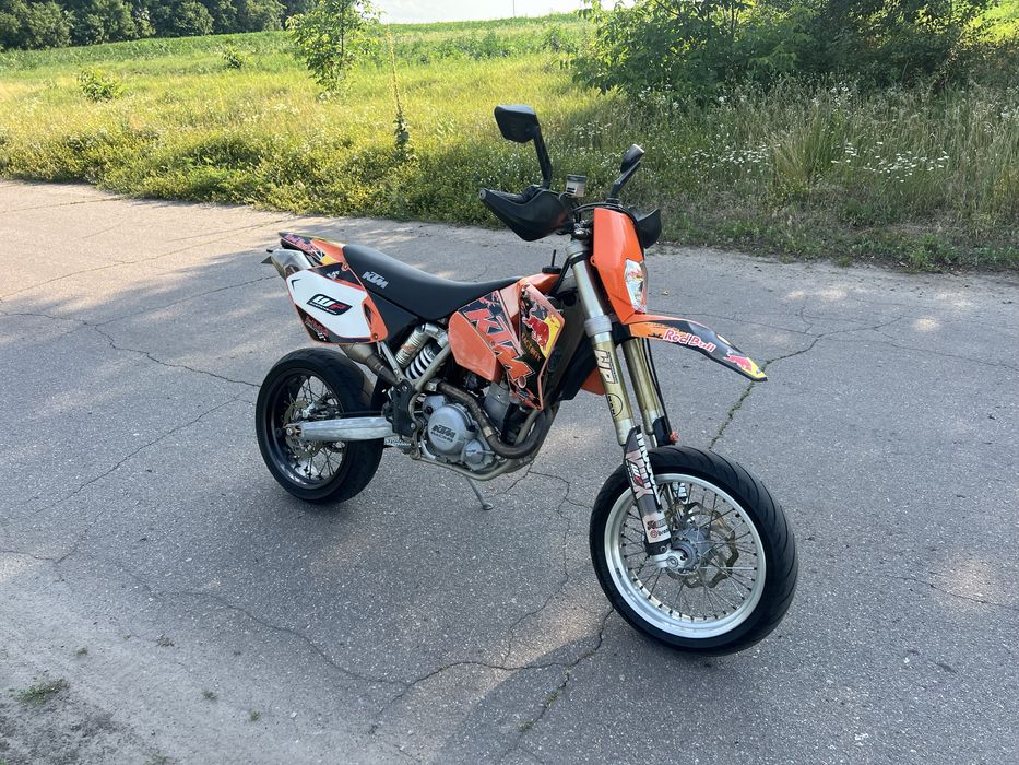 KTM 250 EXC F Racing Motard На доках Supermoto Akrapovic