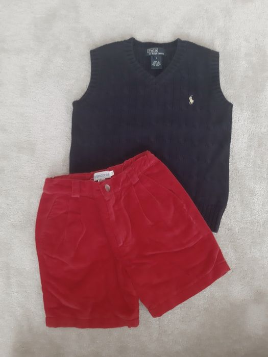 Colete Ralph Lauren malha 5 anos