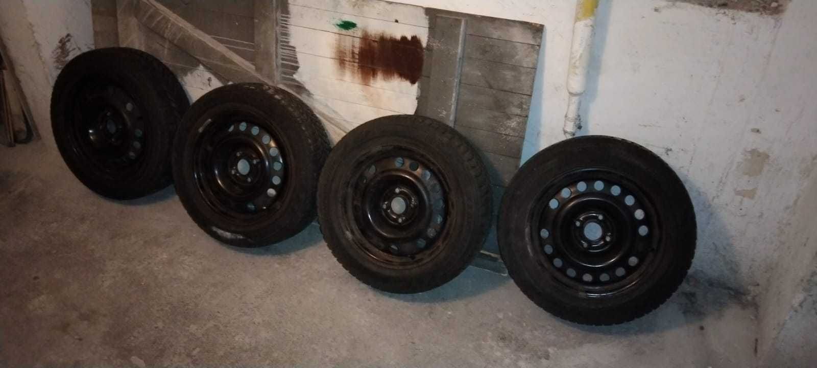 KOŁA - Felga z oponami zimowymi 185/65/R15 , OPEL MERIVA 4x100