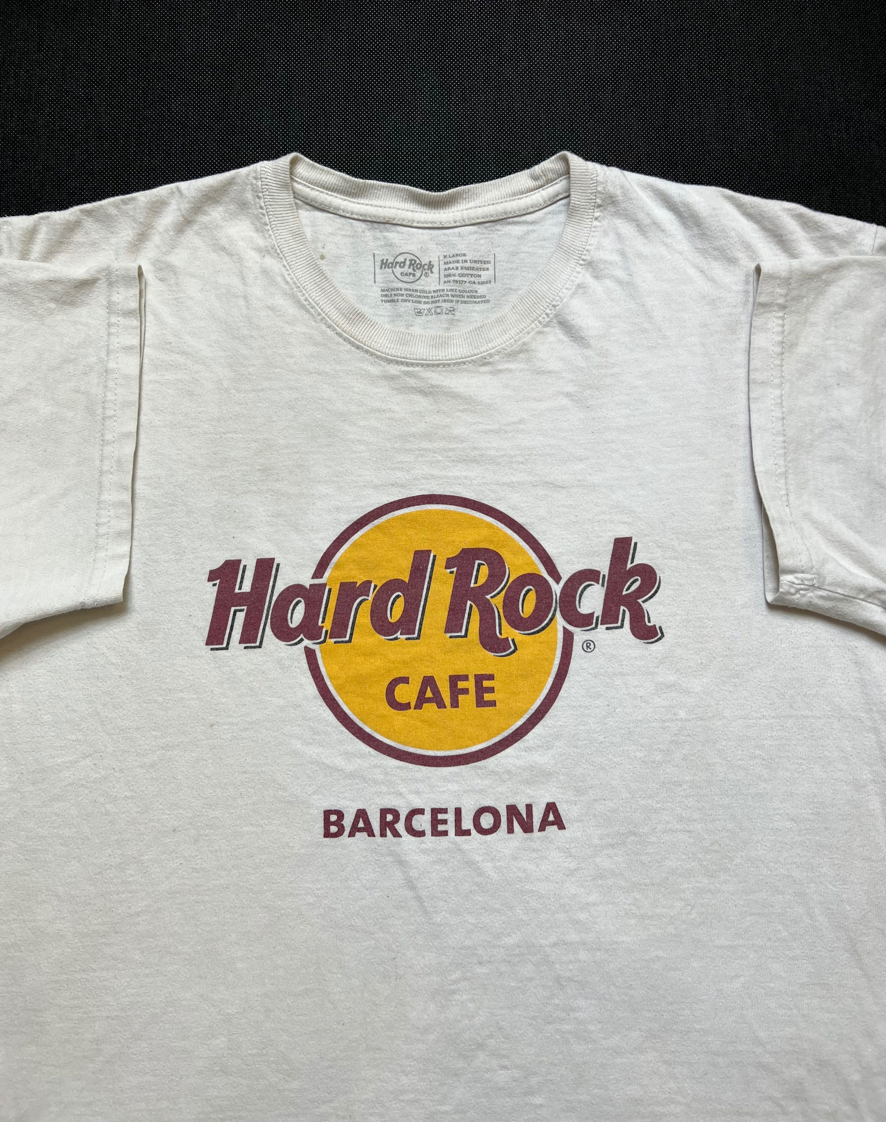 Koszulka Hard Rock Cafe Barcelona Biała