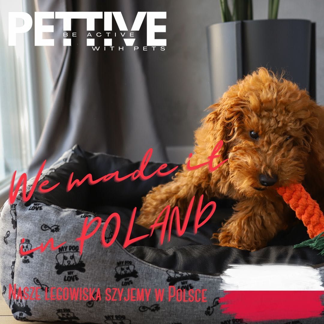 PETTIVE legowisko dla psa Just Cosy do prania w pralce 70 cm x 50 cm