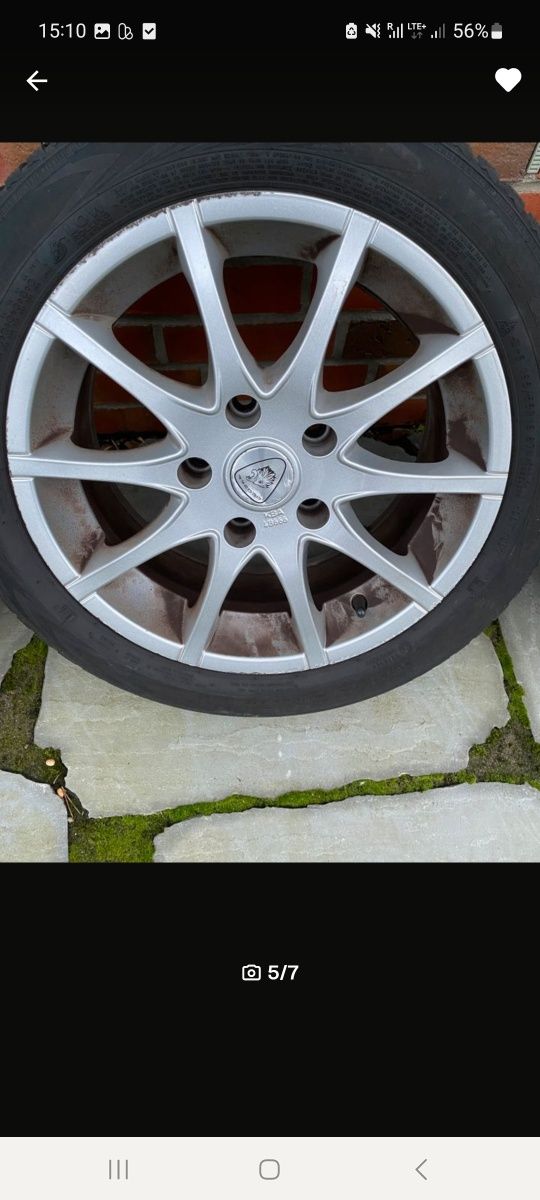 4x alufelgi rozstaw  5x120  plus opony zima, Nokian 195/55 R 16 450 zł