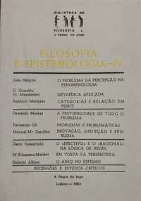 Filosofia e epistemologia- IV