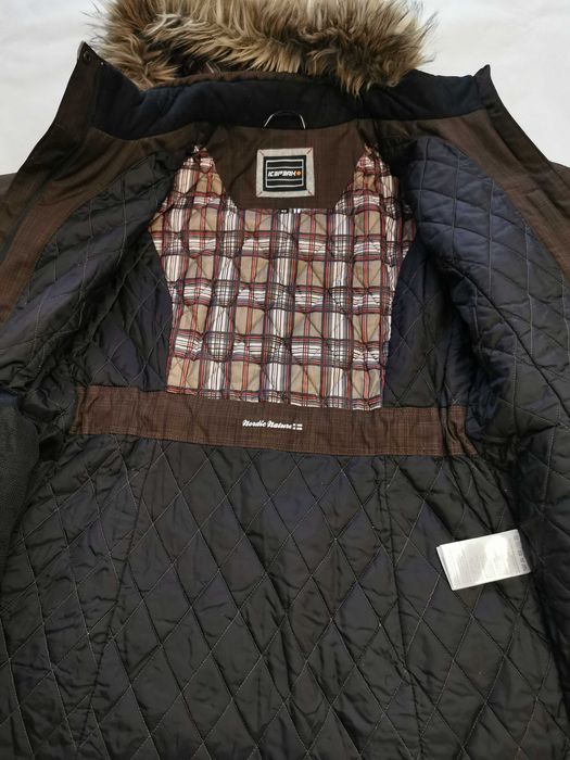 ICEPEAK - Damska Parka Kurtka Zimowa membrana ICE Tech M/L jak Nowa