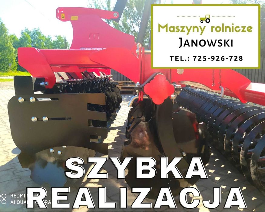Agregat talerzowy uprawowo-siewny Metanga 2.5 m i inne! Raty! Jakość!