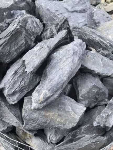 Czarny Kamień Akwarium Skała Black Grey Stone Malawi Tanganika Łupek