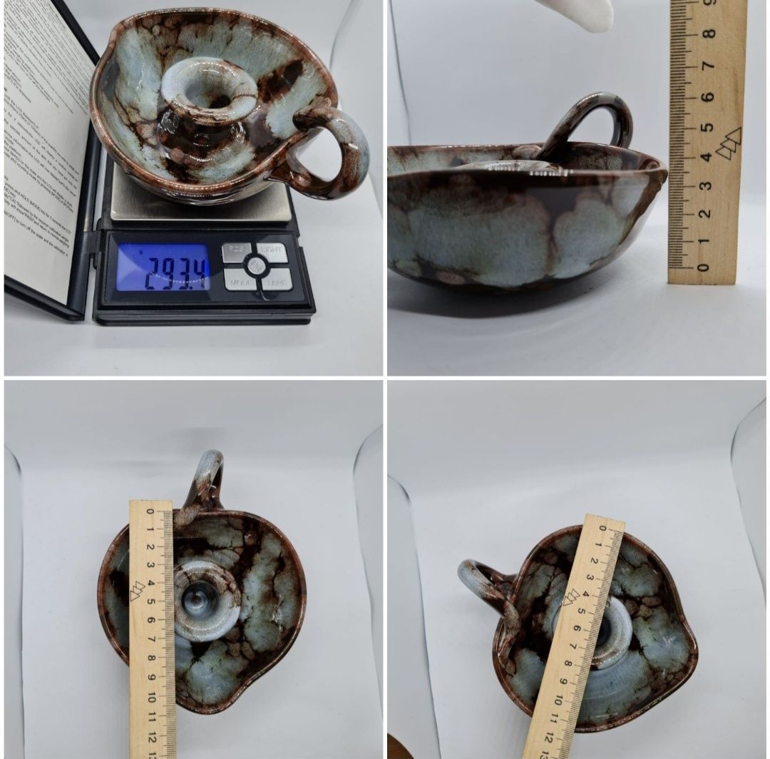 Подсвечник Ewenny Pottery Англия ручная работа