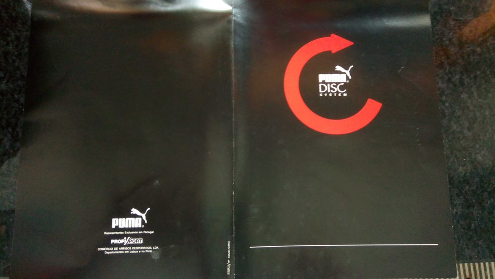 Catálogo Puma Disc System anos 90