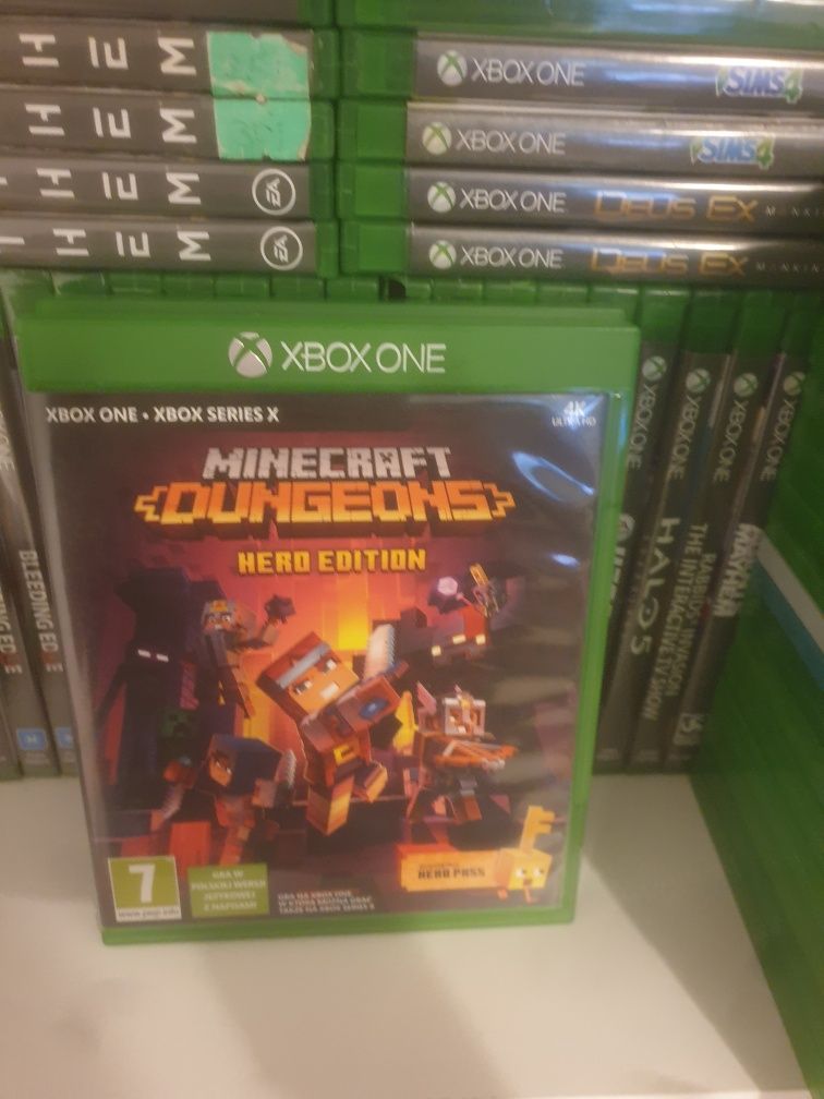 Minecraft PL dungeons hero edition xbox one series x