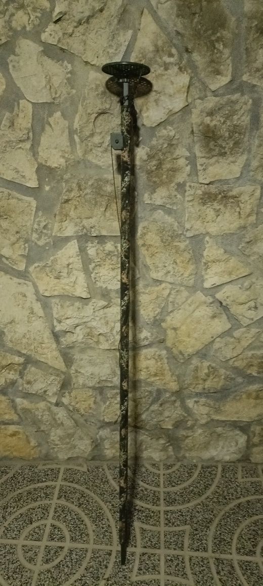 Varas e ponteira para caça os pombos