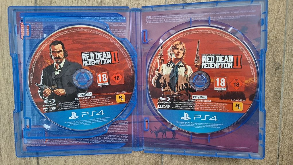 Гра Red dead redemption 2. RDR2 PS4 
Два диска.
