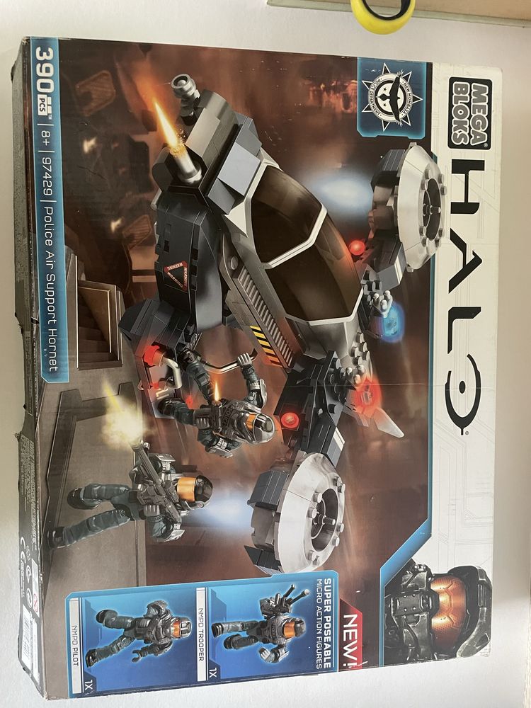набір Mega Bloks® HALO Police Air Support Hornet (арт. 97429) стан Б/У