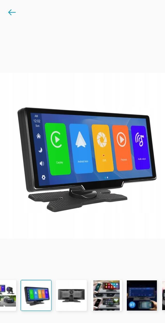 Radio stacja multimedialna odtwarzacz wideorejestrator monitor android