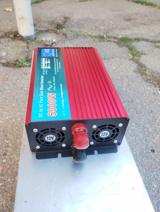 Перетворювач інвертер AC/DC 5000 Вт 12 В