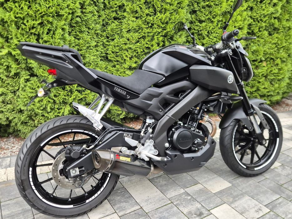 Yamaha MT 125 ABS 2019r AKRAPOVIC KaT B a1 IDEALNA
