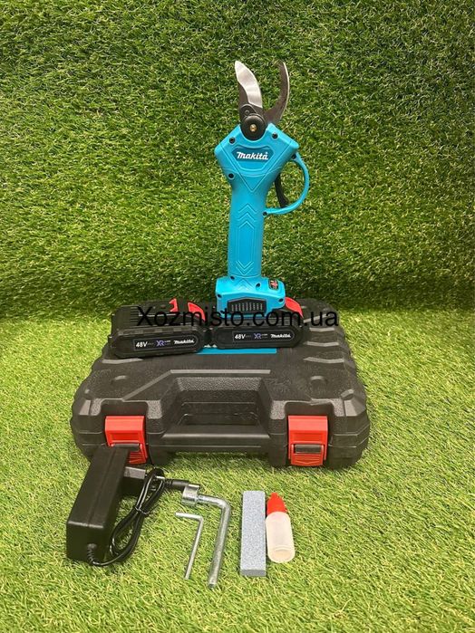 Акумуляторний секатор Makita DUP365 (48V, 6AH), АКБ секатор Макіта