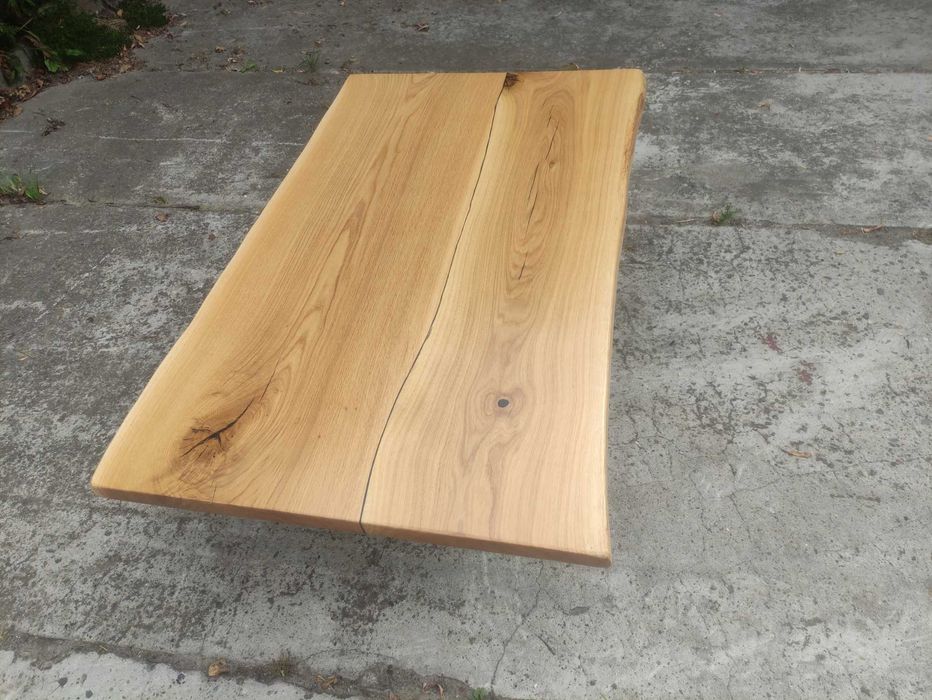 Blat dębowy 125x75 w stylu rustykalnym na stół biurko ławę