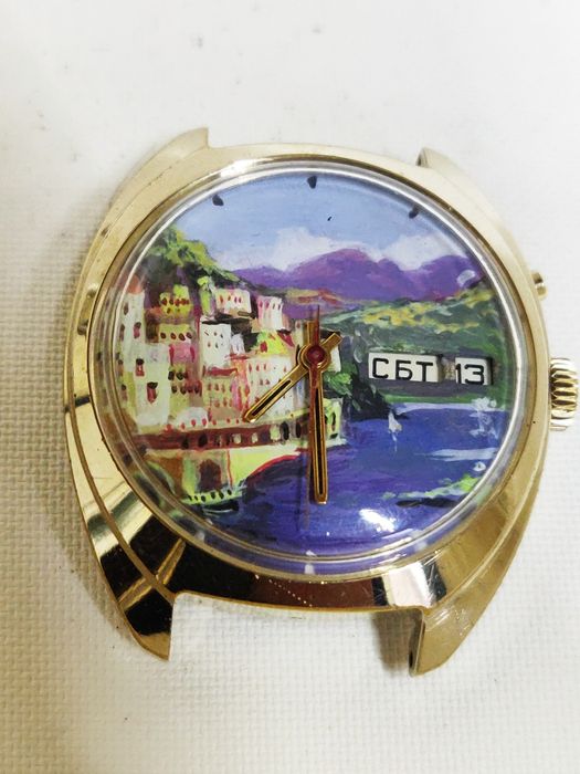 Часы наручные слава в позолоте,ссср.
