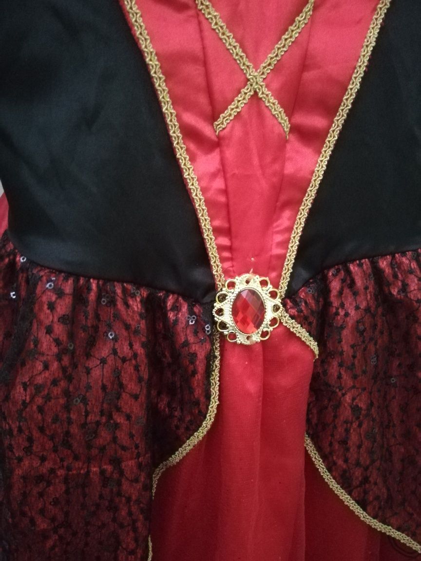 Sukienka wampirzyca bal przebierańców halloween