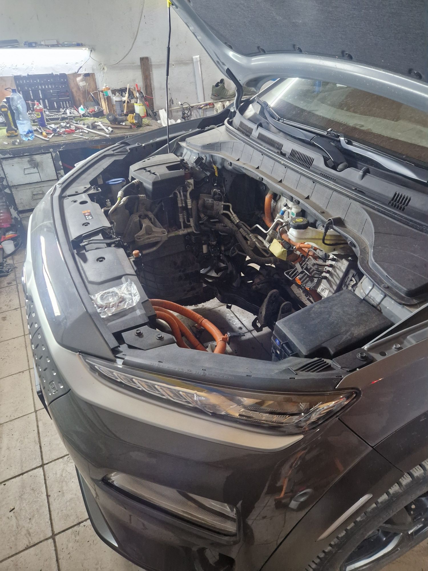 Hyundai kona, ioniq, kia soul, niro заміна підшипників мотора, редукто