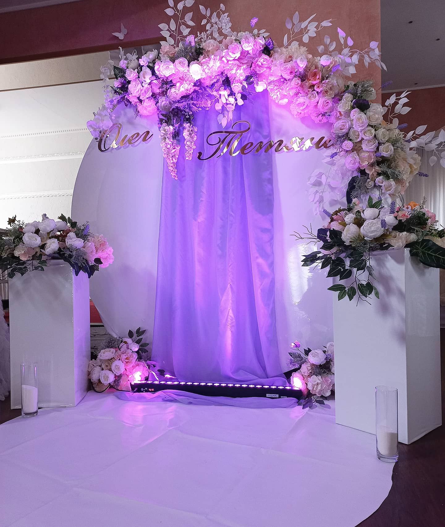 Фотозона на весілля, президіум , арка