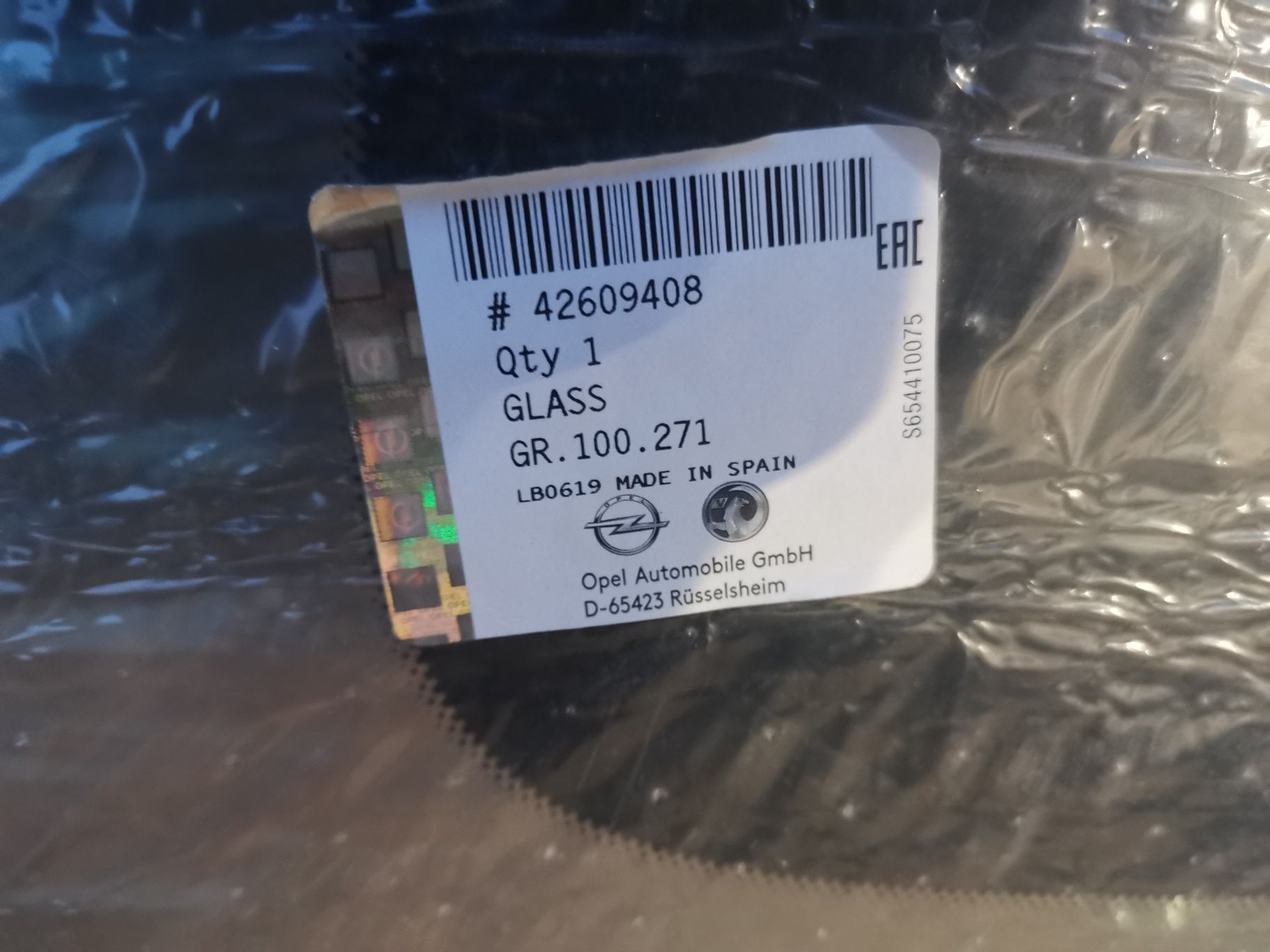 Opel Mokka A X Szyba przednia czołowa Nowa, Oryg GM