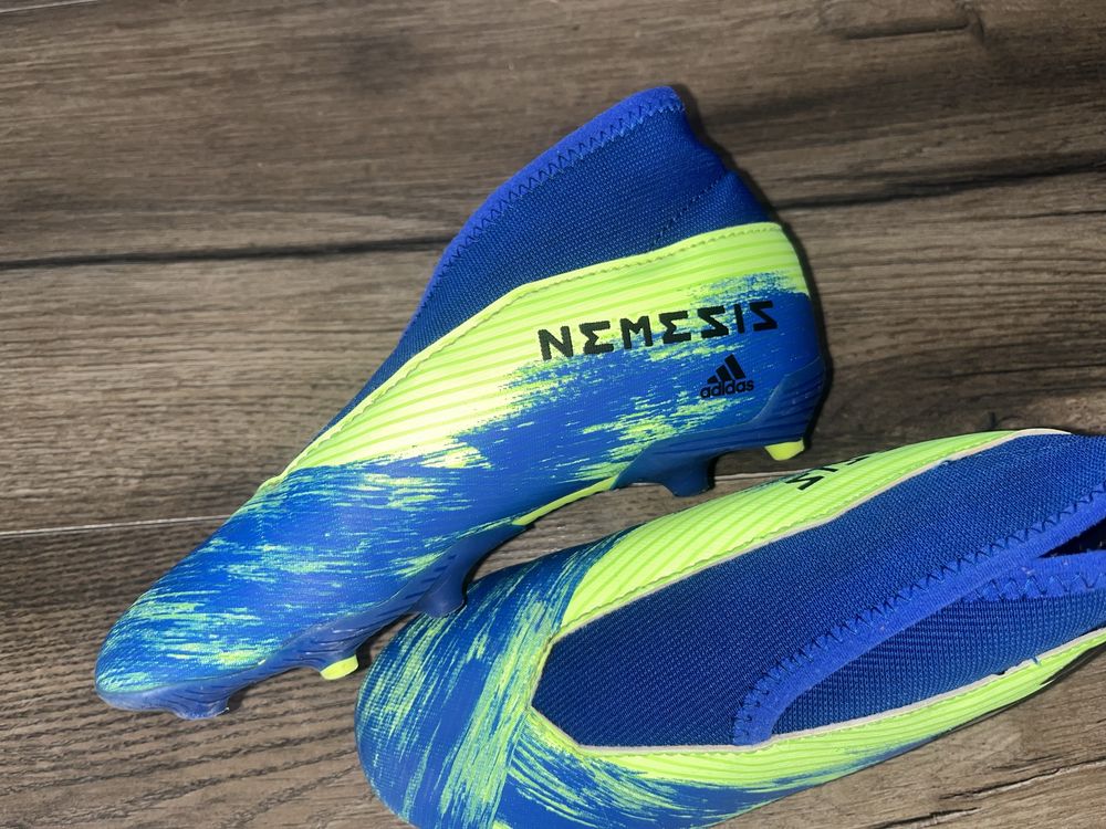 Korki ze skarpetą Adidas Nemesis r.29 wkł. 17,5cm neon