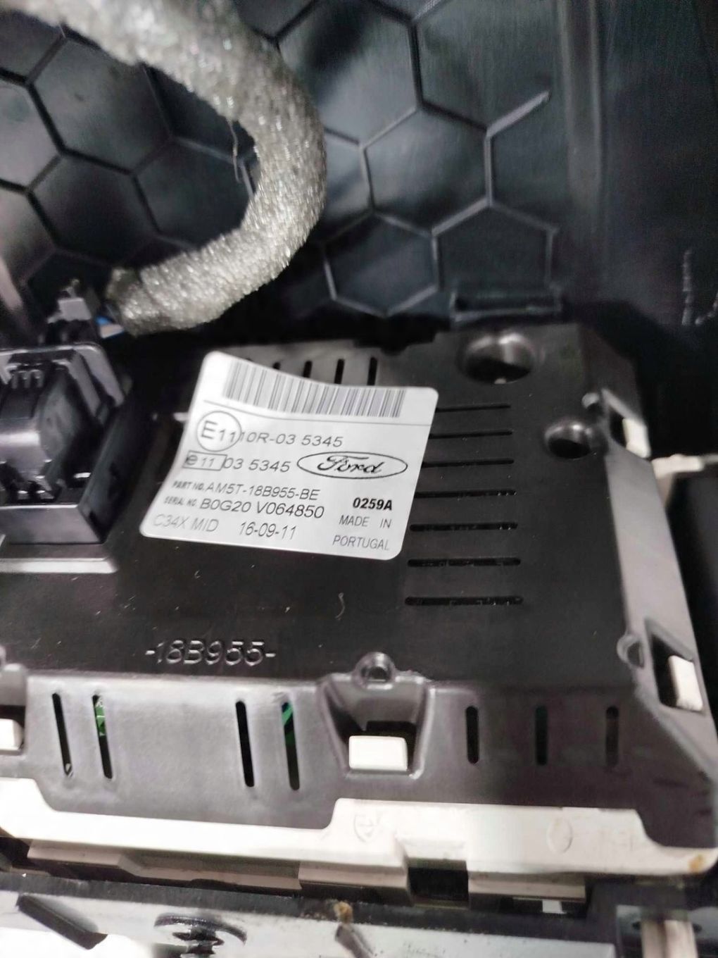 SCHOWEK DASZEK OSŁONA KONSOLI FORD C-MAX II 10-19