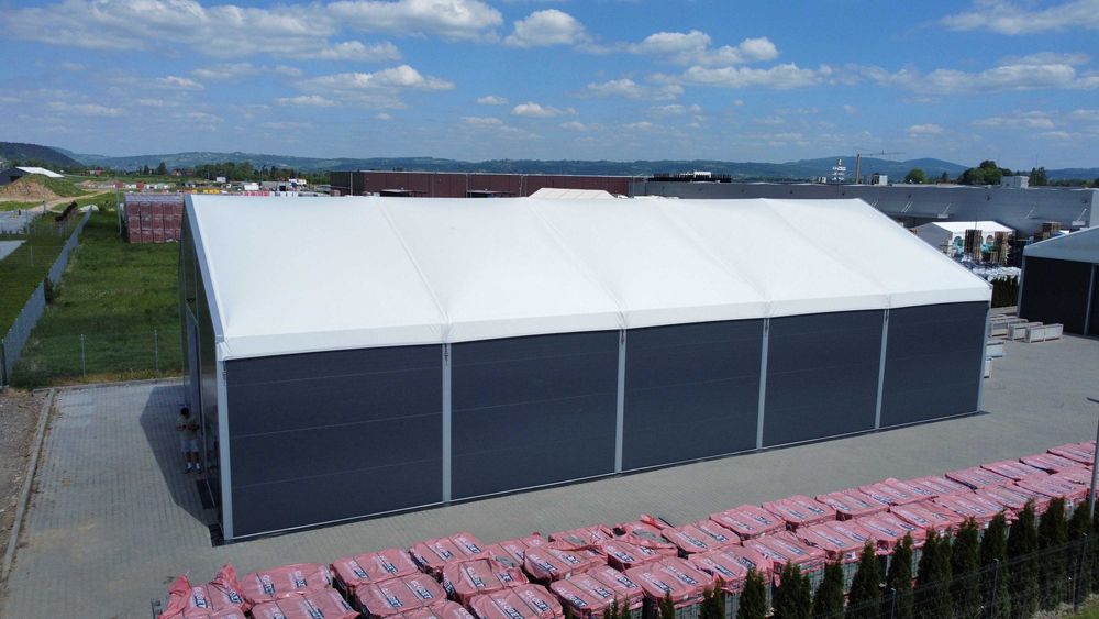 Hala termiczna namiotowa 12x25x4,6 warsztat magazyn Polski Producent!!
