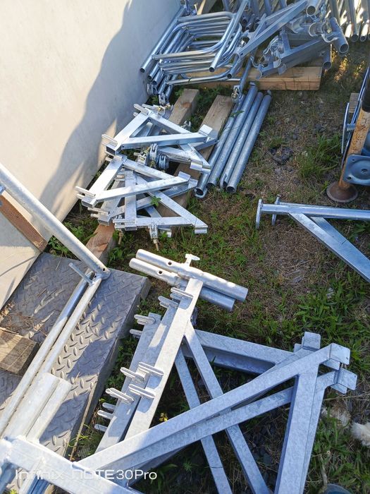 15X8.4m Rusztowanie elewacyjne plettac nowe