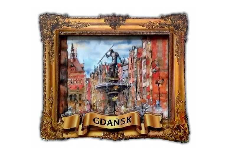 GDAŃSK NEPTUN Magnes na lodówkę obrazek R14