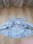 Джинсова курточка рванка Zara 110см
