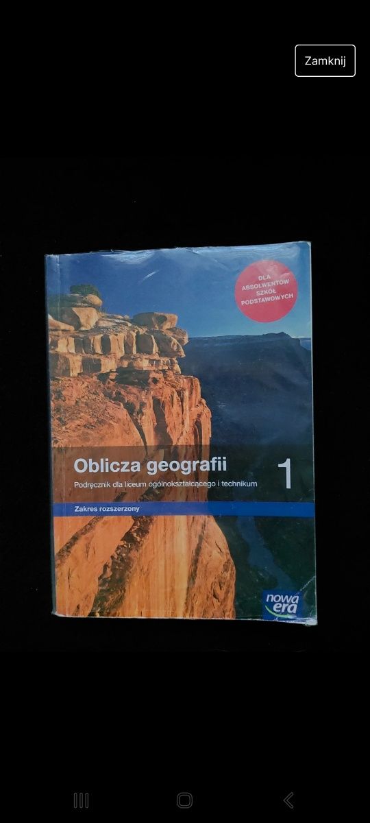 Podręcznik do geografi