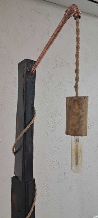 Торшер в стиле Loft. Напольный светильник. Ручная работа. Handmade
