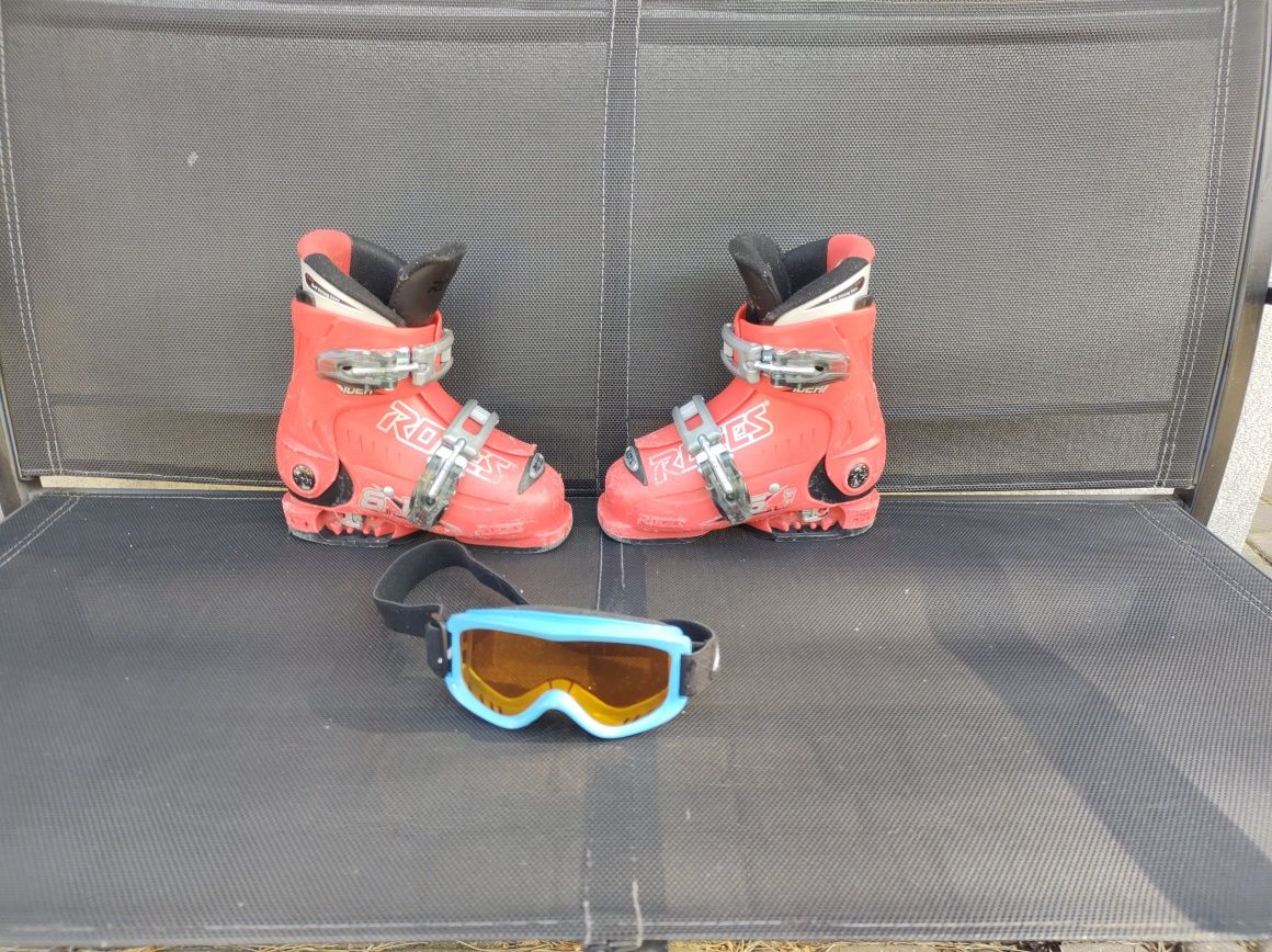 buty narciarskie ROCES regulowane 17,5-19,5 gratis gogle