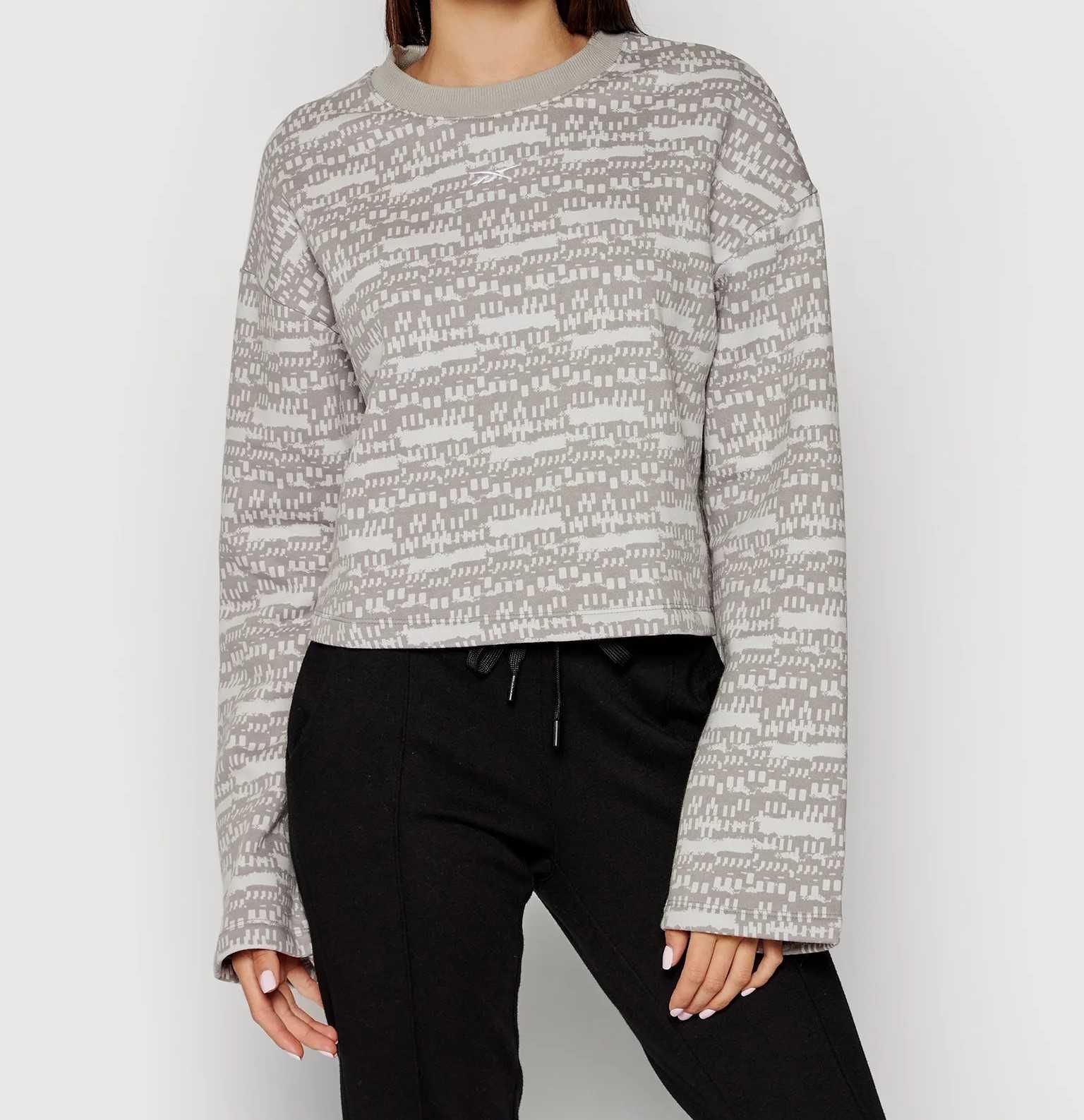 REEBOK Coverup Nowa Bluza Damska S Oversize Bawełna Oryginalna 100%