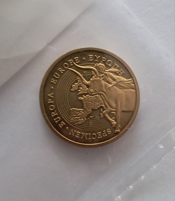 Moeda "Mecklenburg-Vorpommern" Moeda Espécimen da Alemanha