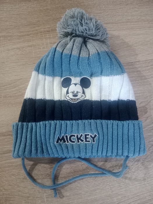 Czapka zimowa chłopięca Mickey 12/36 miesięcy