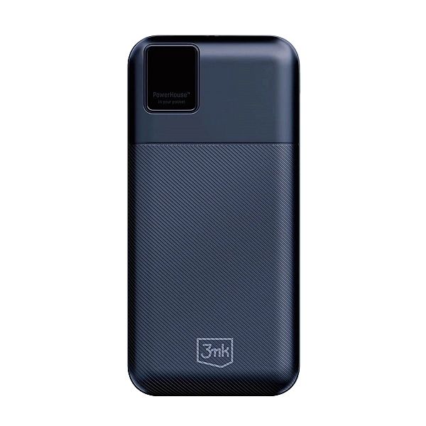 Powerbank 3mk PowerHouse 20000 mAh 2x USB-A 1x USB-C - czarny