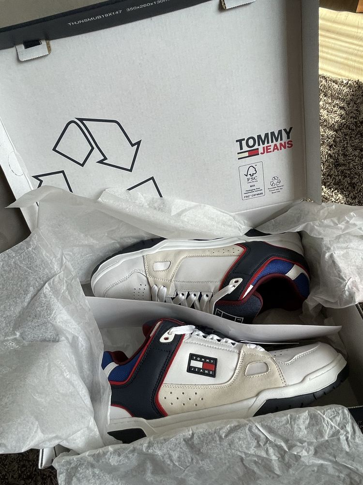 Кросівки чоловічі Tommy Hilfiger шкіра 12 ( 29-29,5см) Оригінал