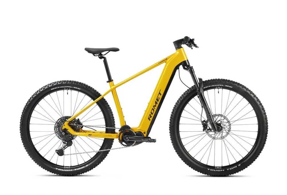 Rower elektryczny Romet E-Monsun 1.0 20 Ah / 725 Wh żółty Shimano EP8