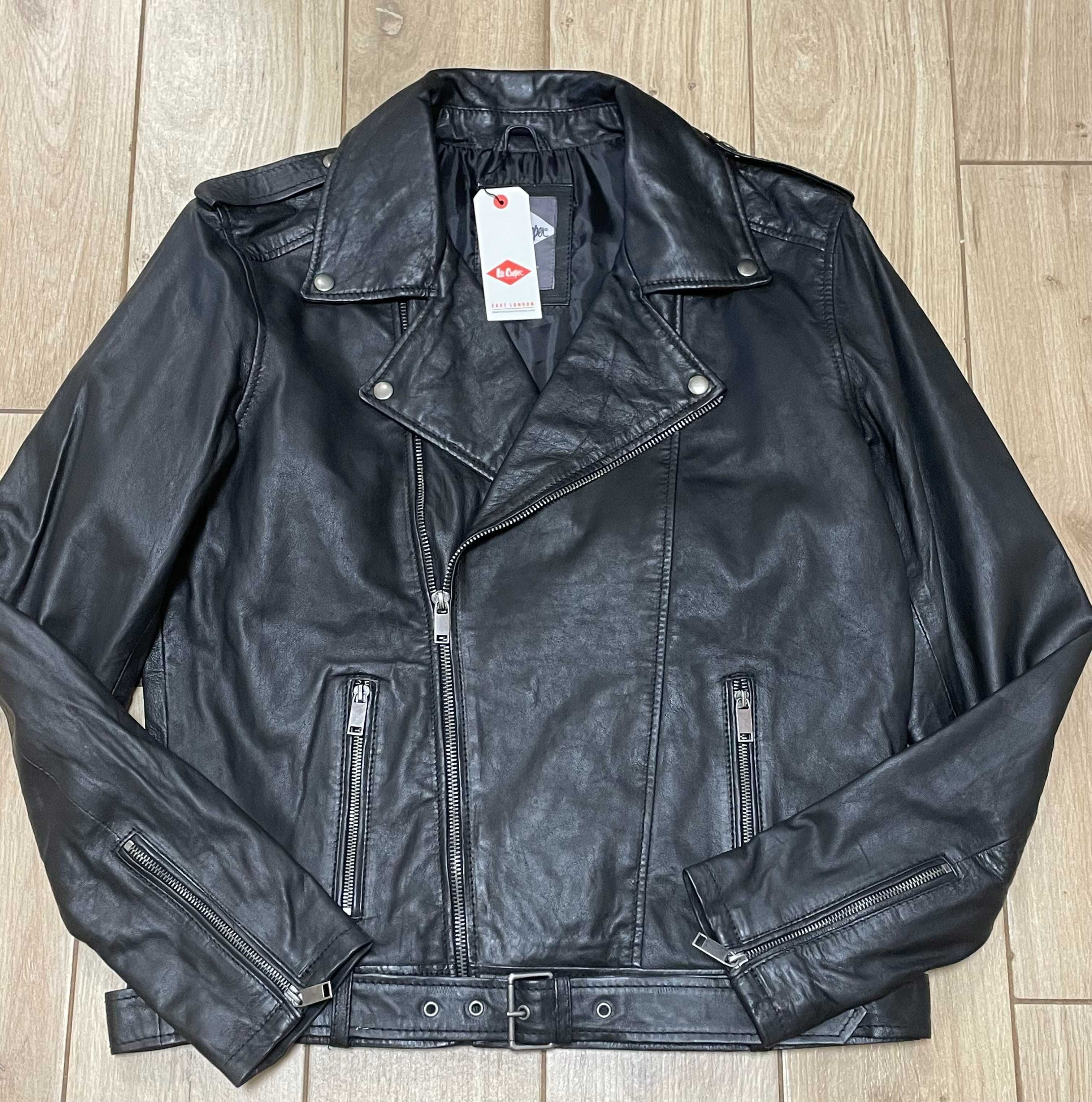 Lee Cooper kurtka męska 100% skóra r. 2XL ORLAN/Black