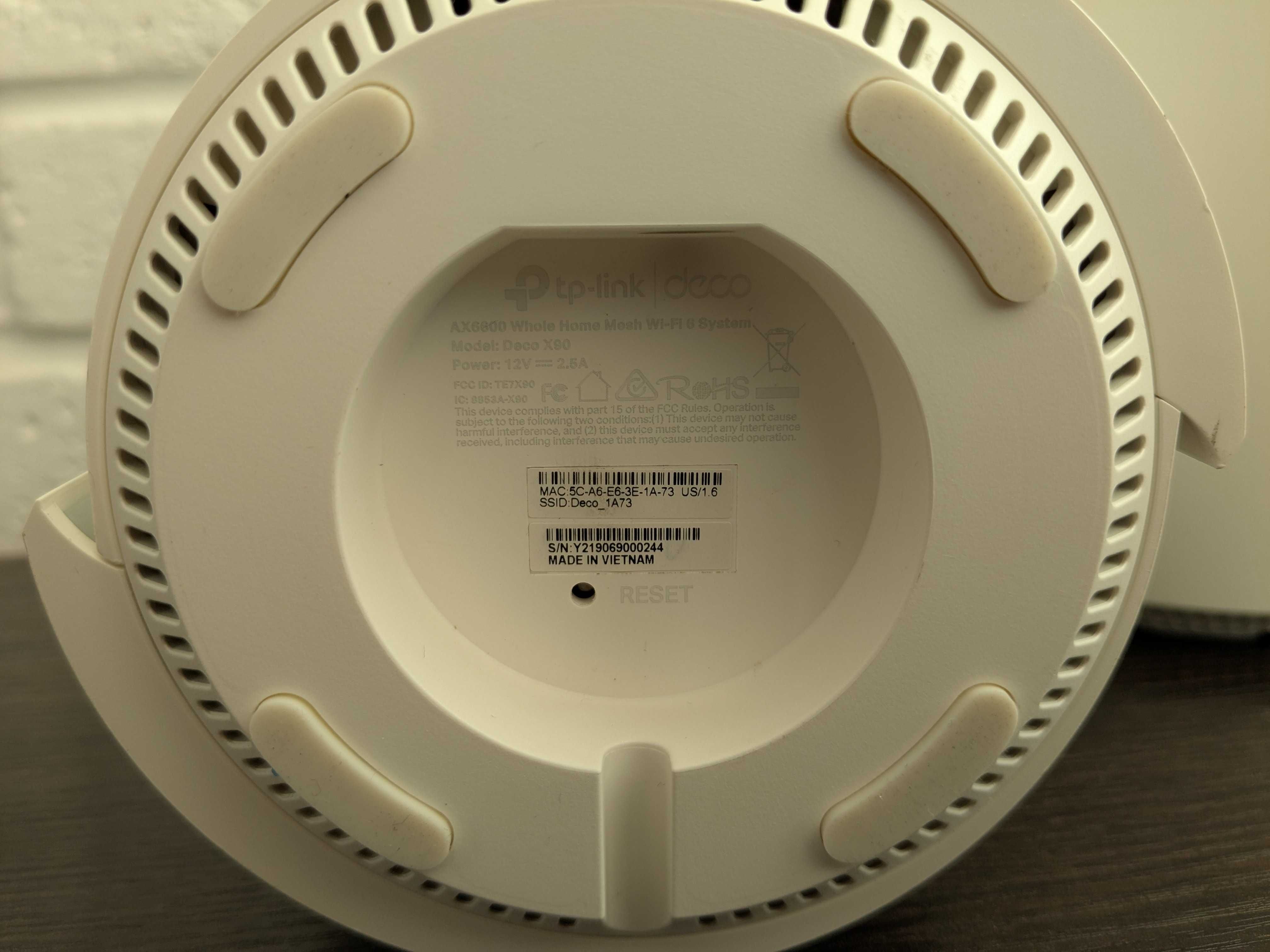 TP-Link Deco X90 WiFi 6 Mesh System AX6600 2 pack Маршрутизатори