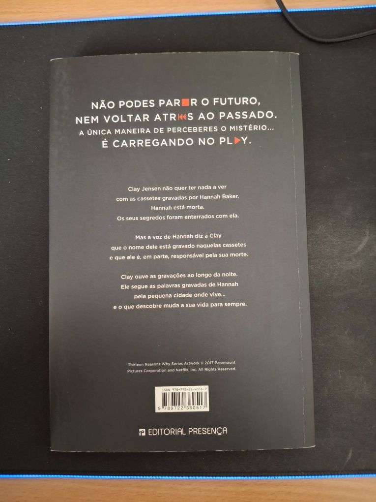 Livro Por Treze Razões de Jay Asher