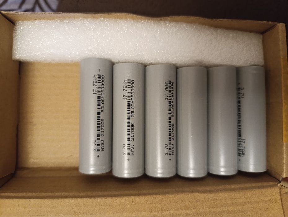 Li-ion аккумулятор формата 21700